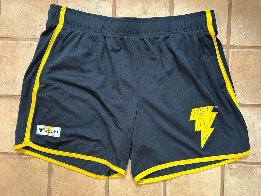 Under Armour Project Rock Black Adam Training Shorts XXL